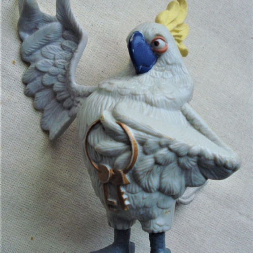 MUÑECO FOX 2011 MC DONALD´S  LORO MUEVE BRAZO  12 X 11 CM