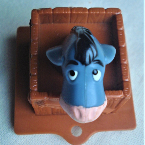 MUÑECO DISNEY 1999 MC DONALD´S  BURRO 7.5 X 6 CM